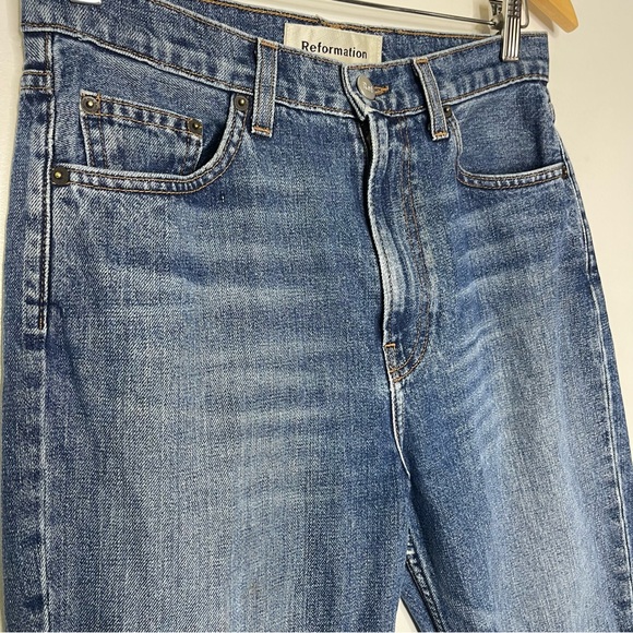 Reformation Julia High Rise Cigarette Skinny Jeans Size 27 - Picture 6 of 9